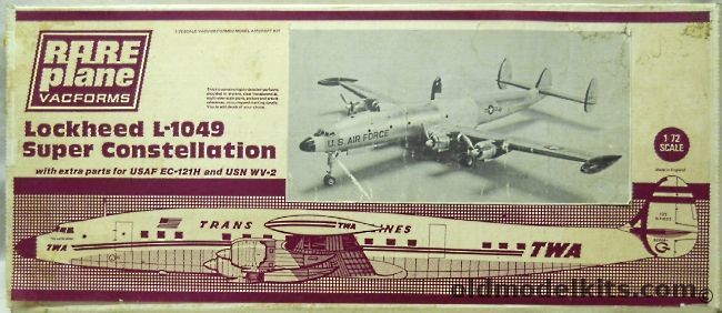 Rareplane 1/72 Lockheed L-1049 / EC121H / WV-2 Super Constellation plastic model kit